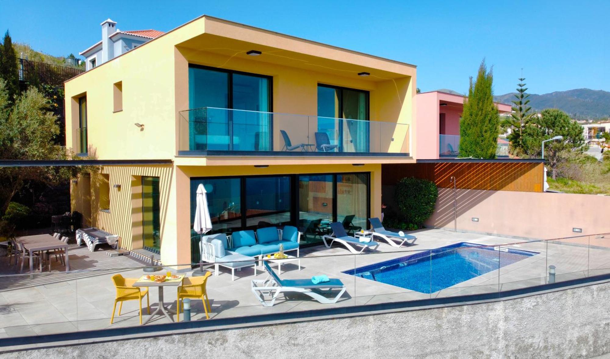 Eden Sun - A Modern Luxury Villa with a Panoramic View Prazeres Exterior foto